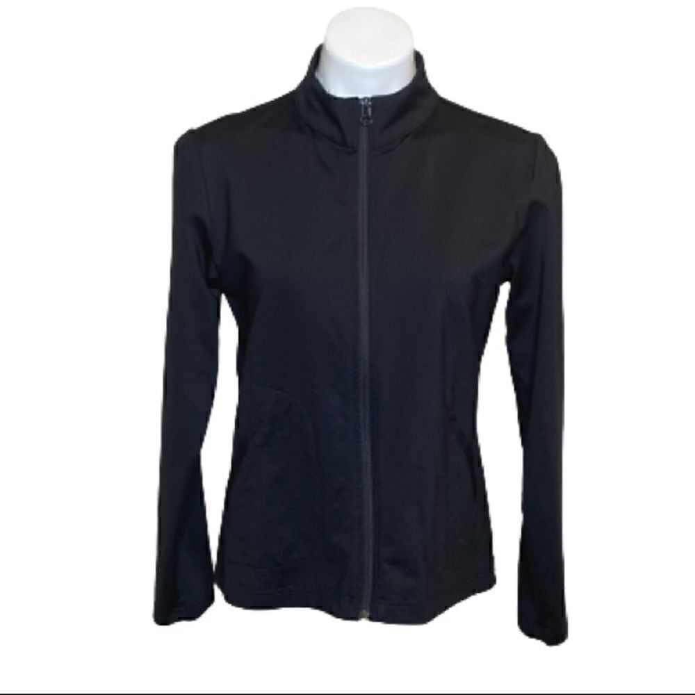 EP Pro black full zip performance golf jacket size M